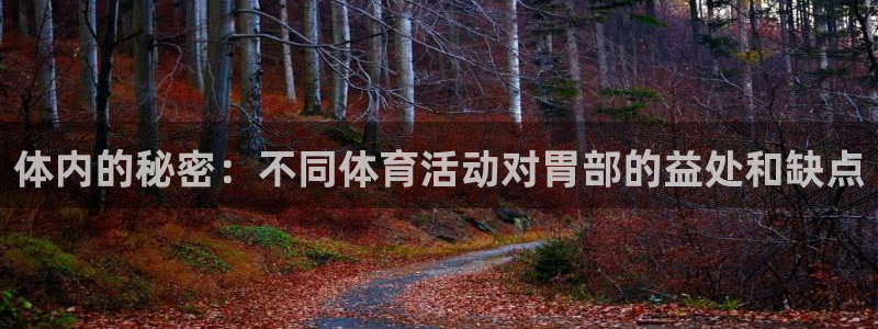 米兰体育下载：体内的秘密：不同体育活动对胃部的益处和缺点